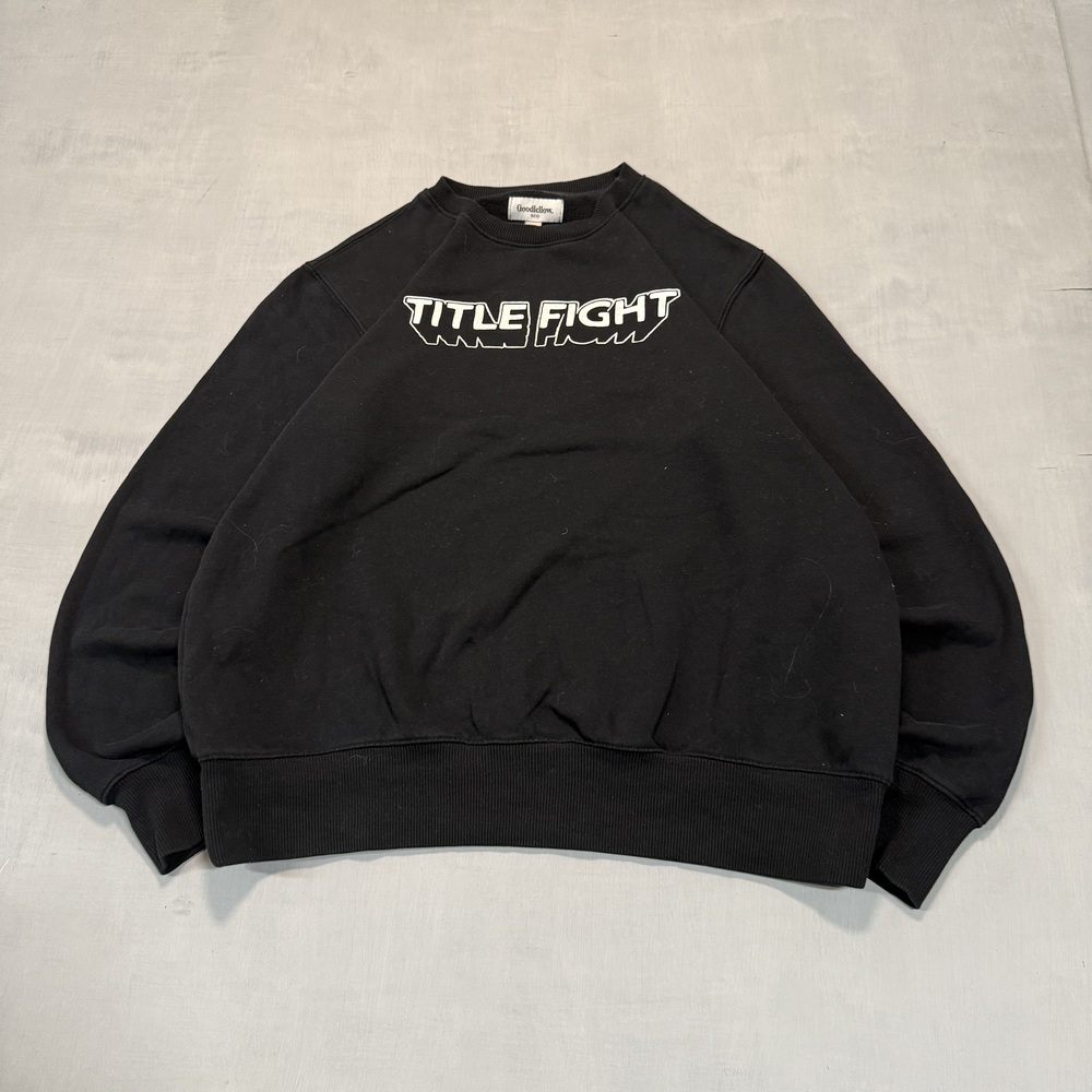 Printed Goodfellow & Co Men's crewneck sweatshirt Y2K Black Size L